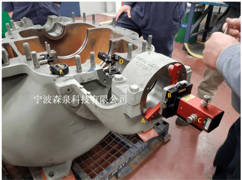 大型汽輪機(jī)隔板洼窩中心測量分析